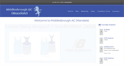 Desktop Screenshot of middlesbroughac.org.uk