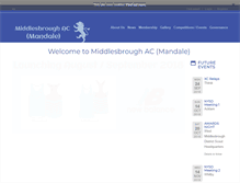 Tablet Screenshot of middlesbroughac.org.uk